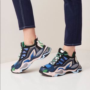 sandro chunky sneakers